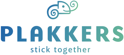 Logo Plakkers beeldmerk