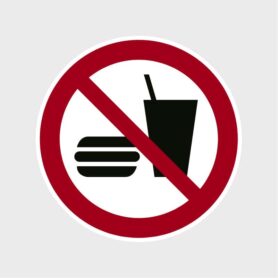 Sticker Eten en drinken verbodenArtboard 1-80