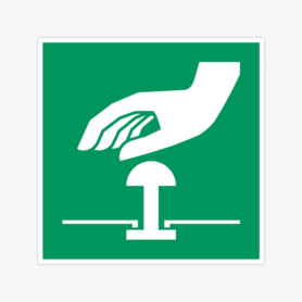 Sticker-noodstop-knop-ISO-7010,-E020-veiligheidsstickers