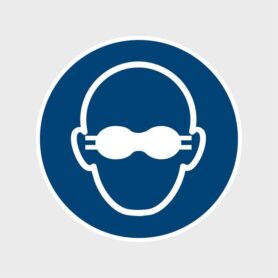 Sticker dragen opaak bril verplichtISO 7010 M007Artboard 1-80