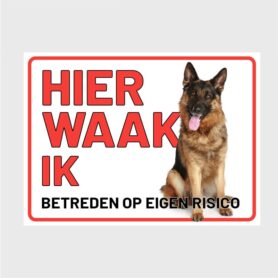 raamsticker beveiliging hier waak ik statisch herbruikbaarArtboard 1-80