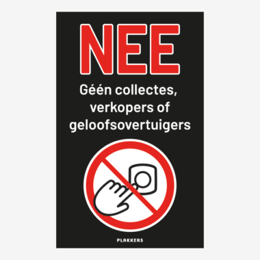 geen collecte geloofsovertuigers of verkopers aan deur sticker pictogrammen zwart rood.jpg