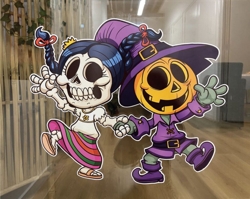 Halloween raamsticker