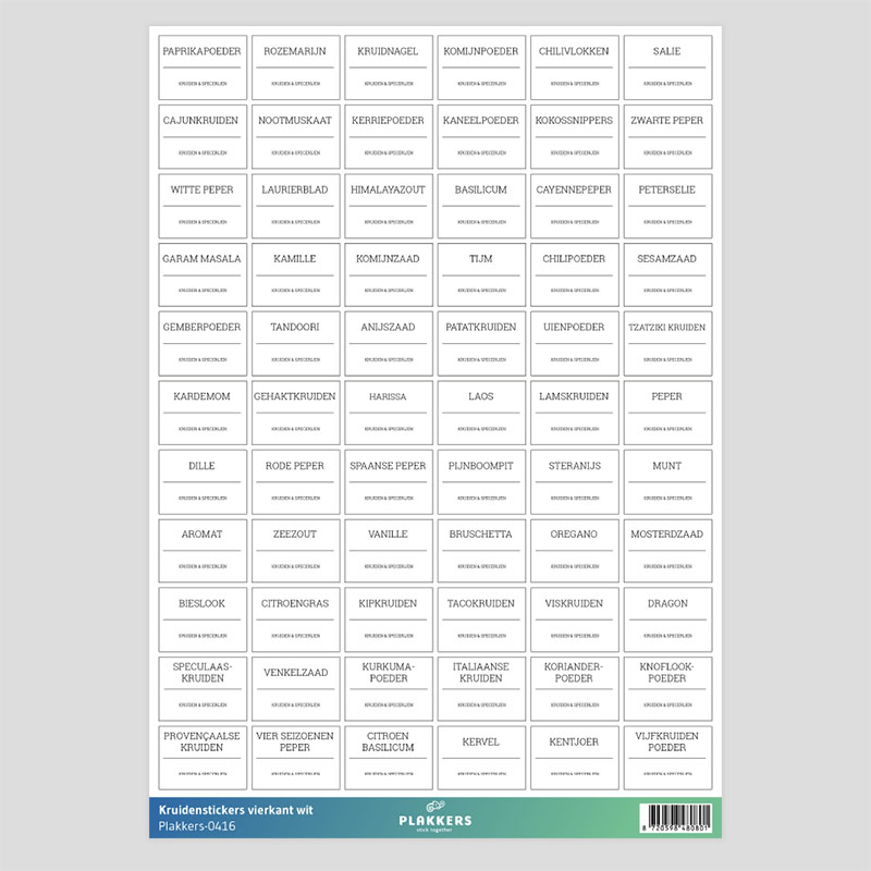 kruidenstickers kruidenlabels kruiden etiketten vintage dille kamille peper poeder specerijen2