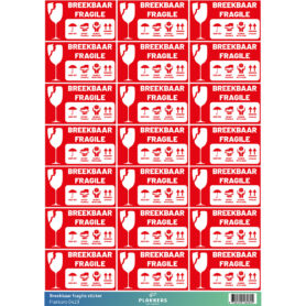 Fragile sticker