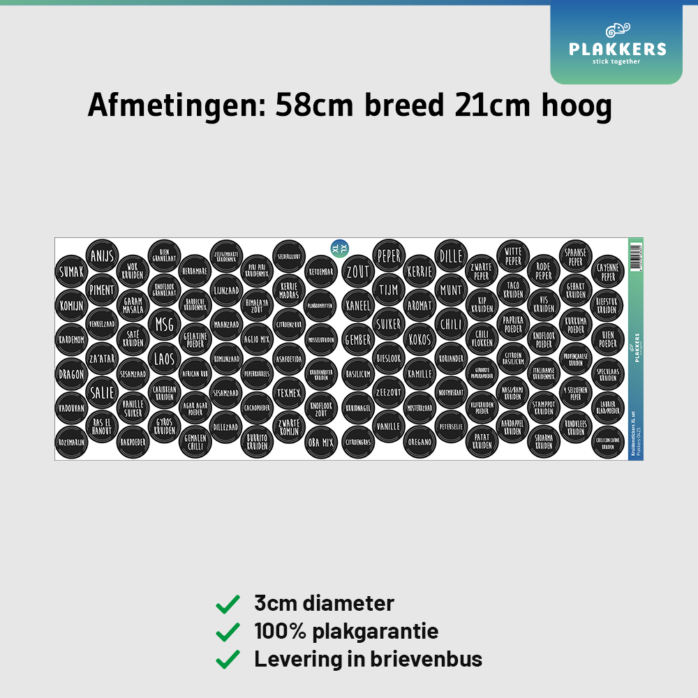 kruidenstickers labels keuken organiseren ideeen