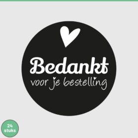 bedankt voor je bestelling producten verzenden leuke ideeen stickers sluitzegels sluitstickers