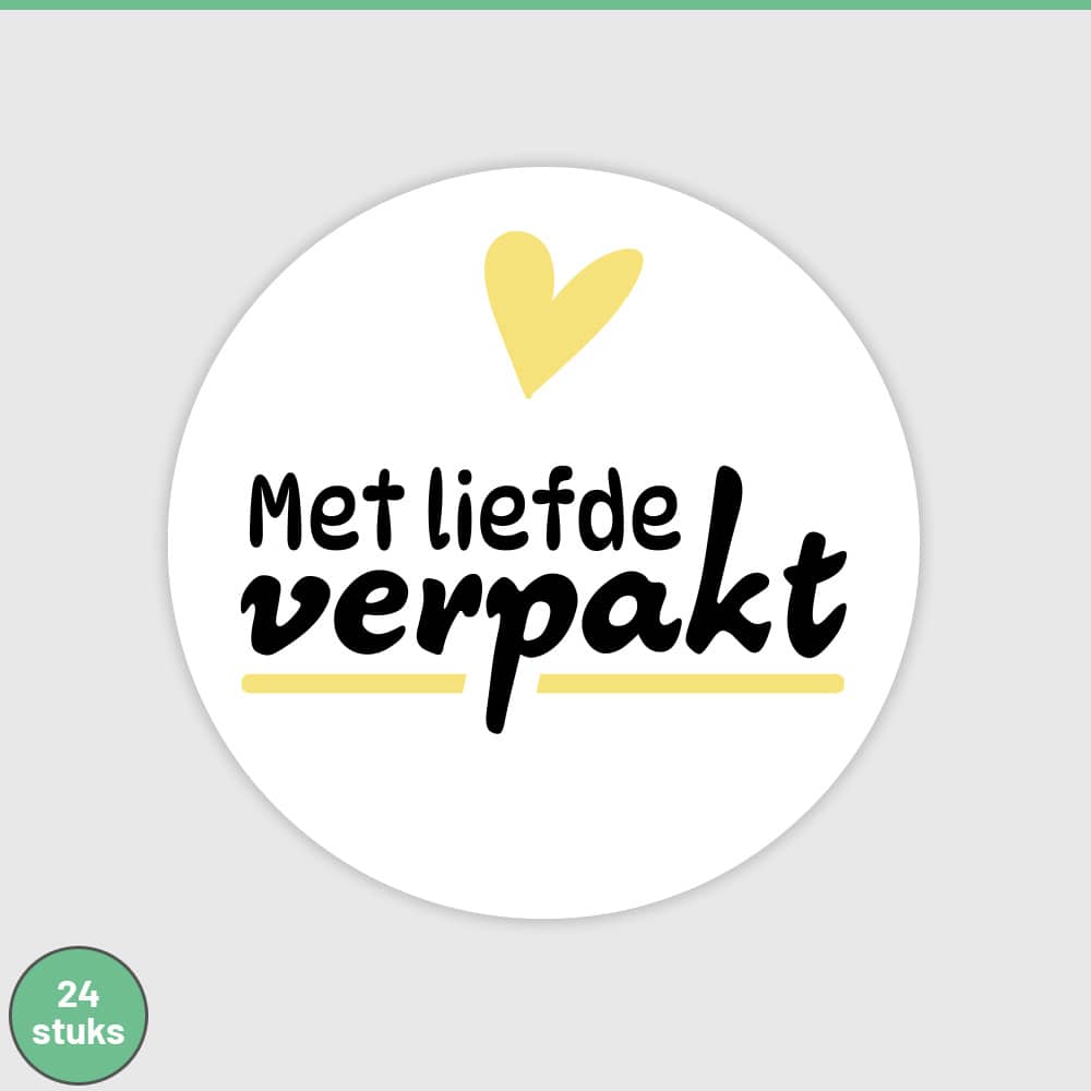 met liefde verpakt sluitsticker inpakken bestelling ideeen inspiratie leuk chique inpakken cadeau kado