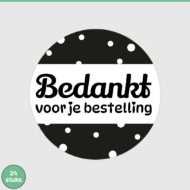 sluitzegel sluitstickers ideeen bestelling bedankt voor je ideeen