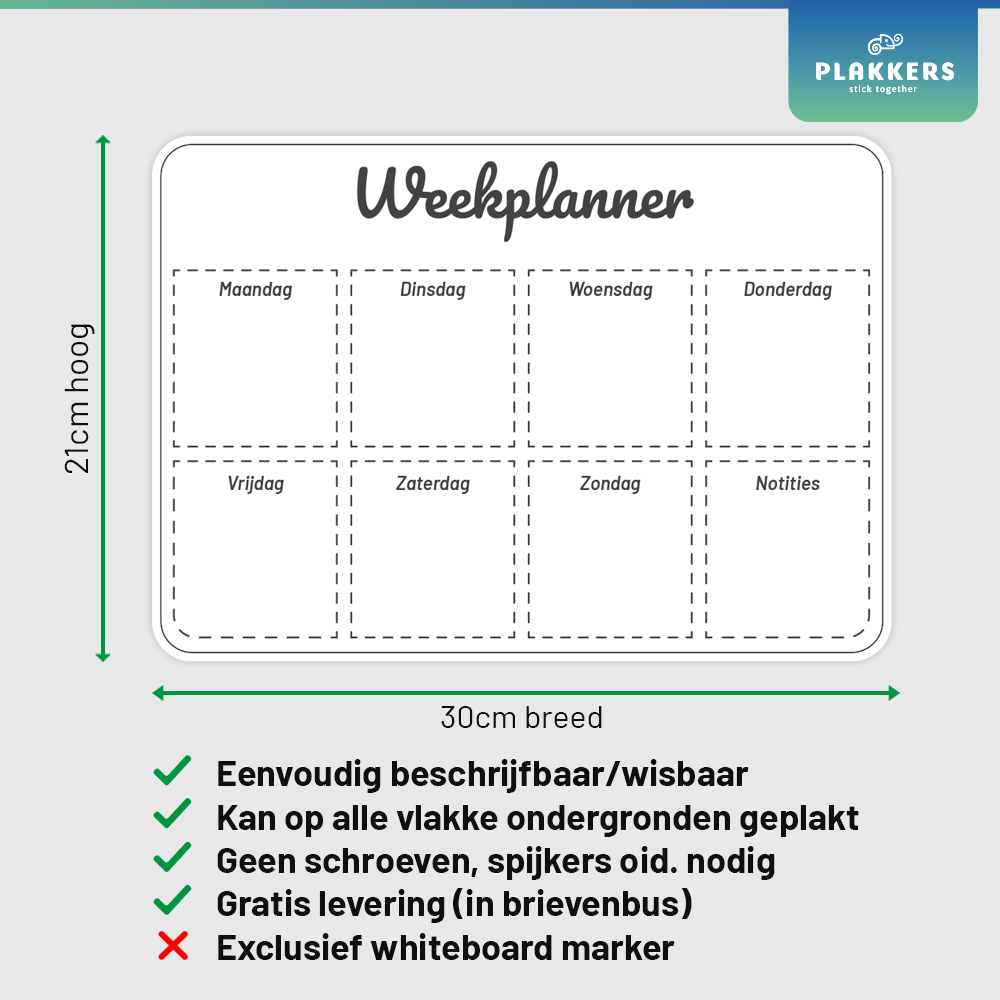 whiteboard weekplanner plannen ideeen inspiratie