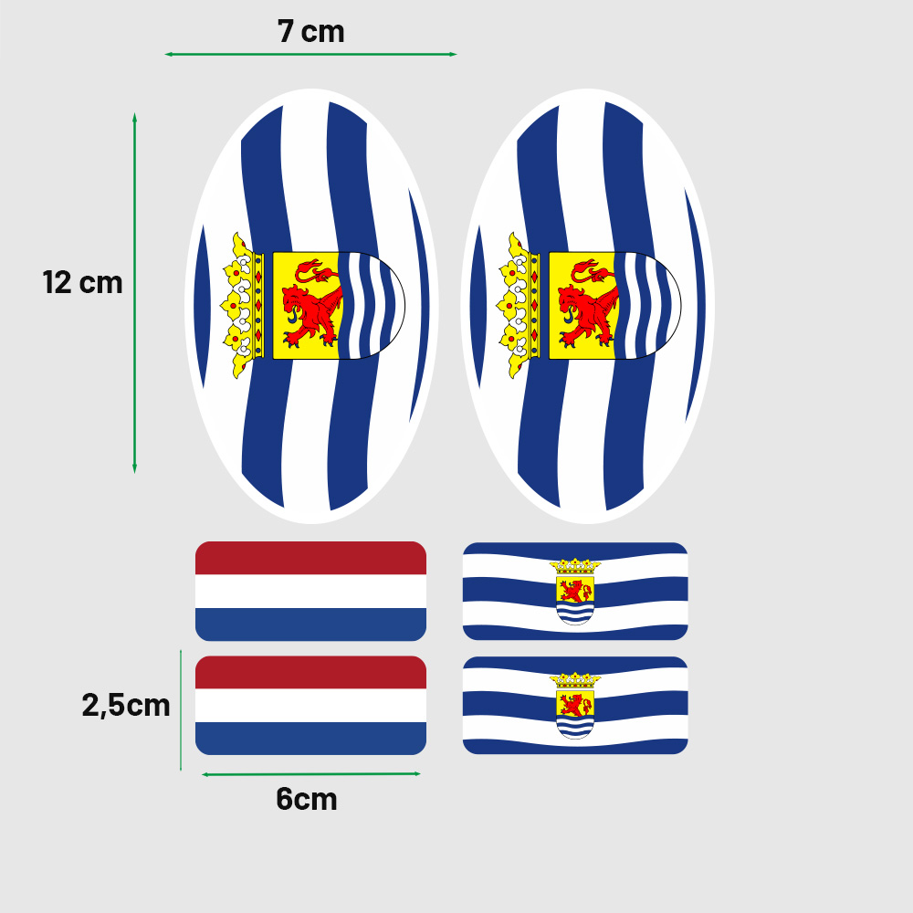 autosticker Zeeland auto sticker provincie