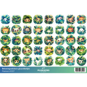 Beloningsstickers gluurdiertjes basisschool opvoeding leuk grappig schattig plakkers