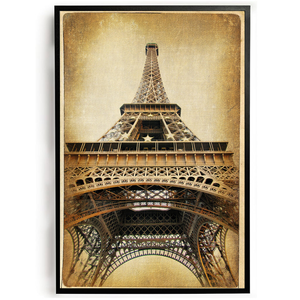 Posterset Parijs woonkamer slaapkamer keuken kantoor atelier rustgevend natuur v3