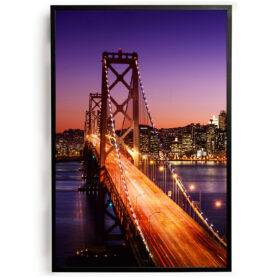 Poster brug San Francisco woonkamer slaapkamer keuken kantoor atelier rustgevend natuur