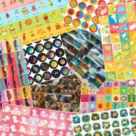 Beloningsstickers basisschool opvoeding leuk artistiek schattig stoer verzameling voordeelset plakkers