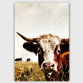 hooglander retro weide poster