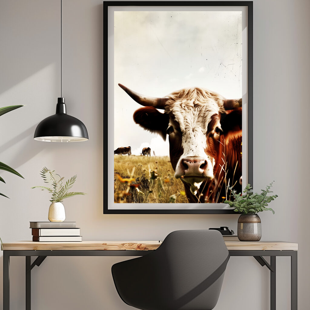 hooglander retro weide poster2