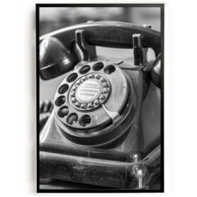 poster oude telefoon vintage klassiek poster goedkoop ideeen muurdecoratie inspiratie wanddecoratie