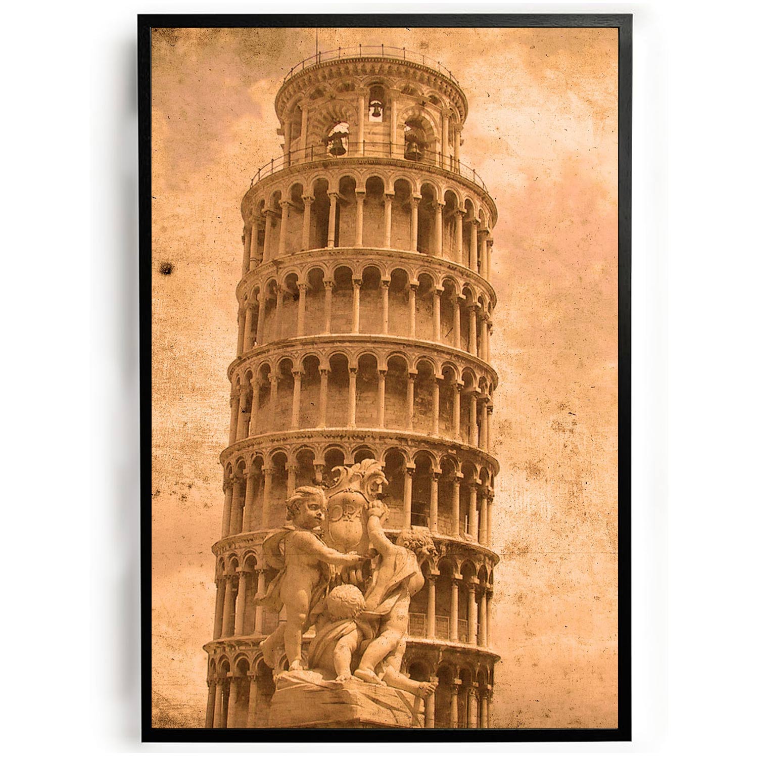 poster-pisa-toren-italie-vintage-oud-poster-goedkoop-ideeen-muurdecoratie-inspiratie-wanddecoratie