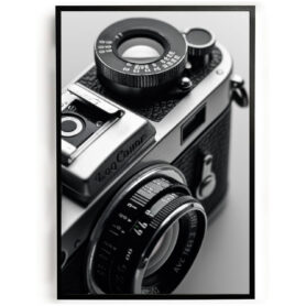 poster vintage oude camera zwart wit poster goedkoop ideeen muurdecoratie inspiratie wanddecoratie