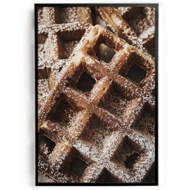 Poster suikerwafel keuken stilleven lekker zoetigheid