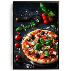 keuken italiaans pizza restaurant woonkamer keuken ideeen inspiratie poster winkel store maken afdrukken ikea bestellen slaapkamer 50x70 30x40 A4 70x100 muur decoratie