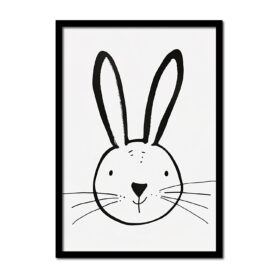 konijn-waterverf-watercolor-babykamer-Posters-woonkamer-slaapkamer-kinderkamer-keuken-ideeen-inspiratie-goedkoop-store