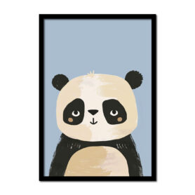 panda-lachend-waterverf-babykamer-Posters-woonkamer-slaapkamer-kinderkamer-keuken-ideeen-inspiratie-goedkoop-store