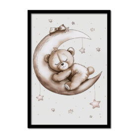 waterverf-babykamer-beer-Posters-woonkamer-slaapkamer-kinderkamer-keuken-ideeen-inspiratie-goedkoop-store