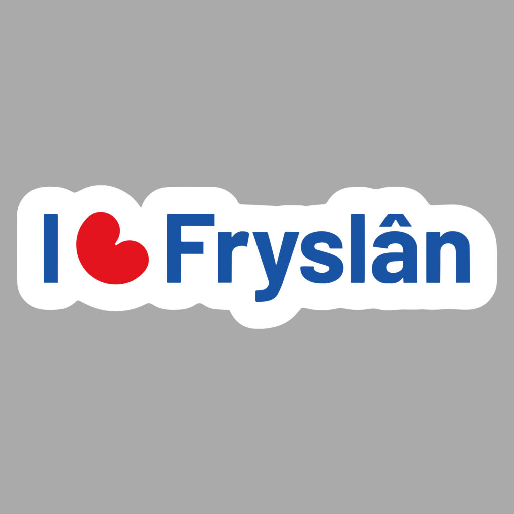 I love fryslan friesland autosticker waar te koop plakkers