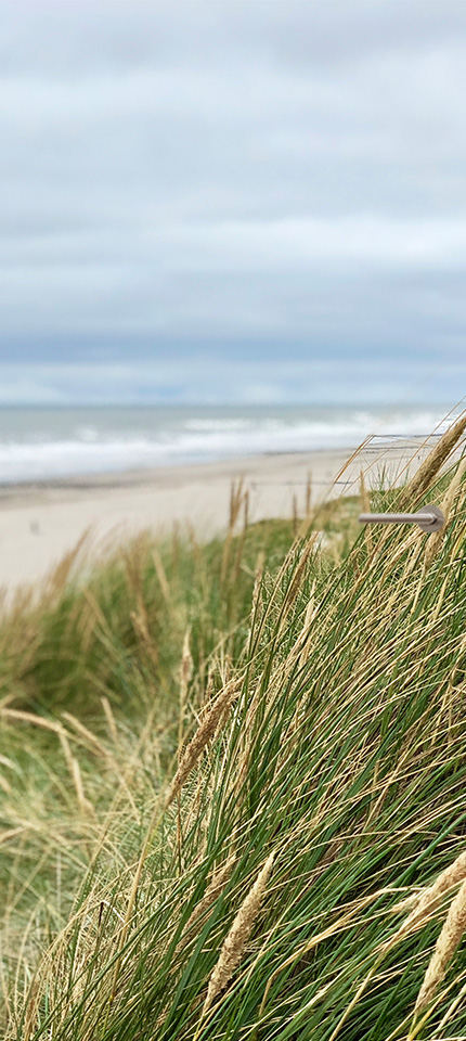 Deursticker / poster strand van Vlieland