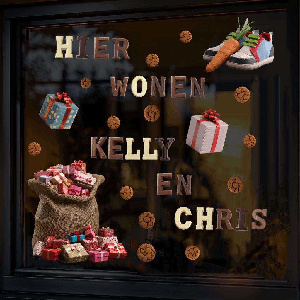 Chocoladelettersetsfeerbeeld-sinterklaas-kinderen-grappig-leuk-creatief-feestdagen-piet-pepernoten-zak-cadeau-traditie