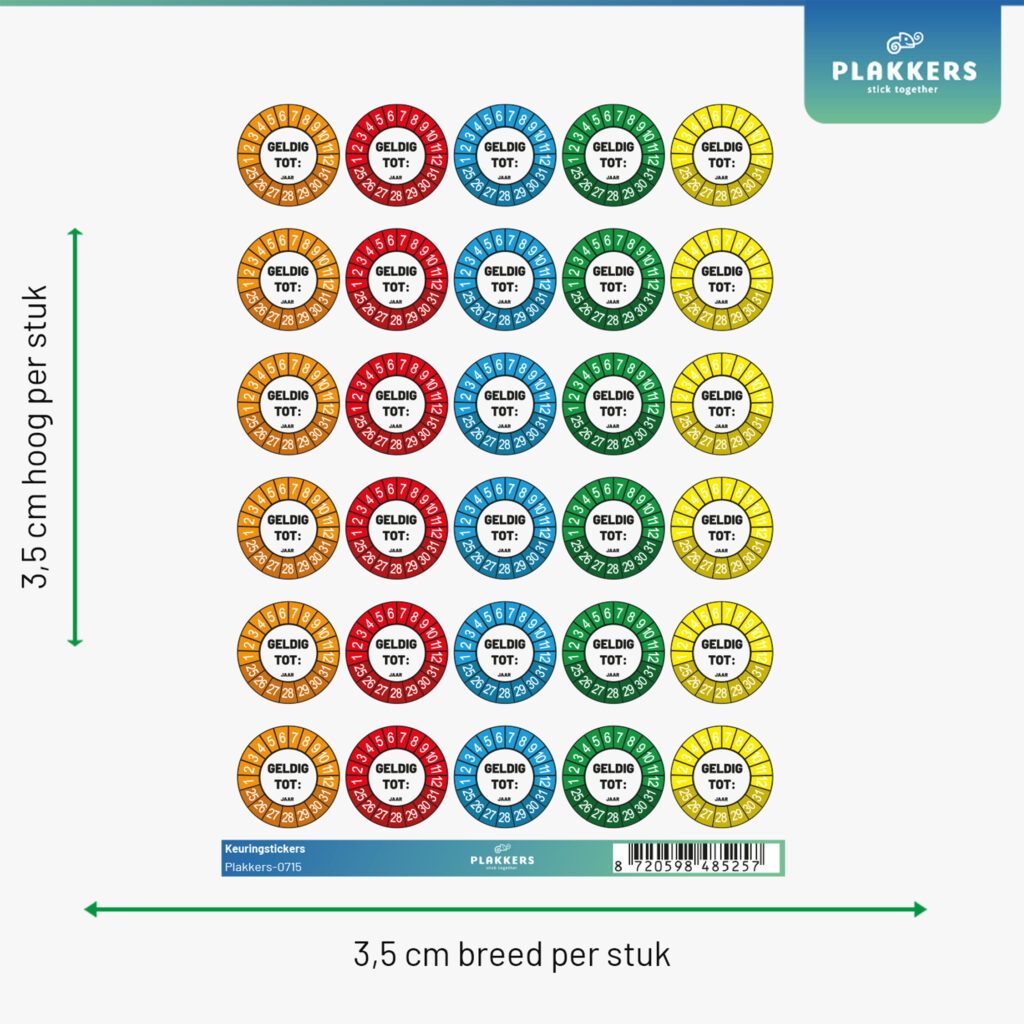 Plakkers-0715 keuringssticker